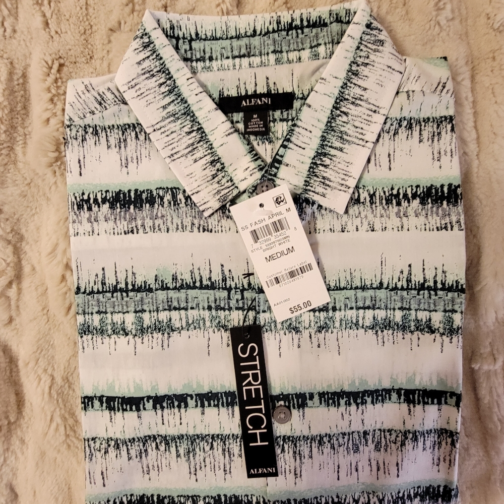 Medium Alfani Men's short sleeve shirt